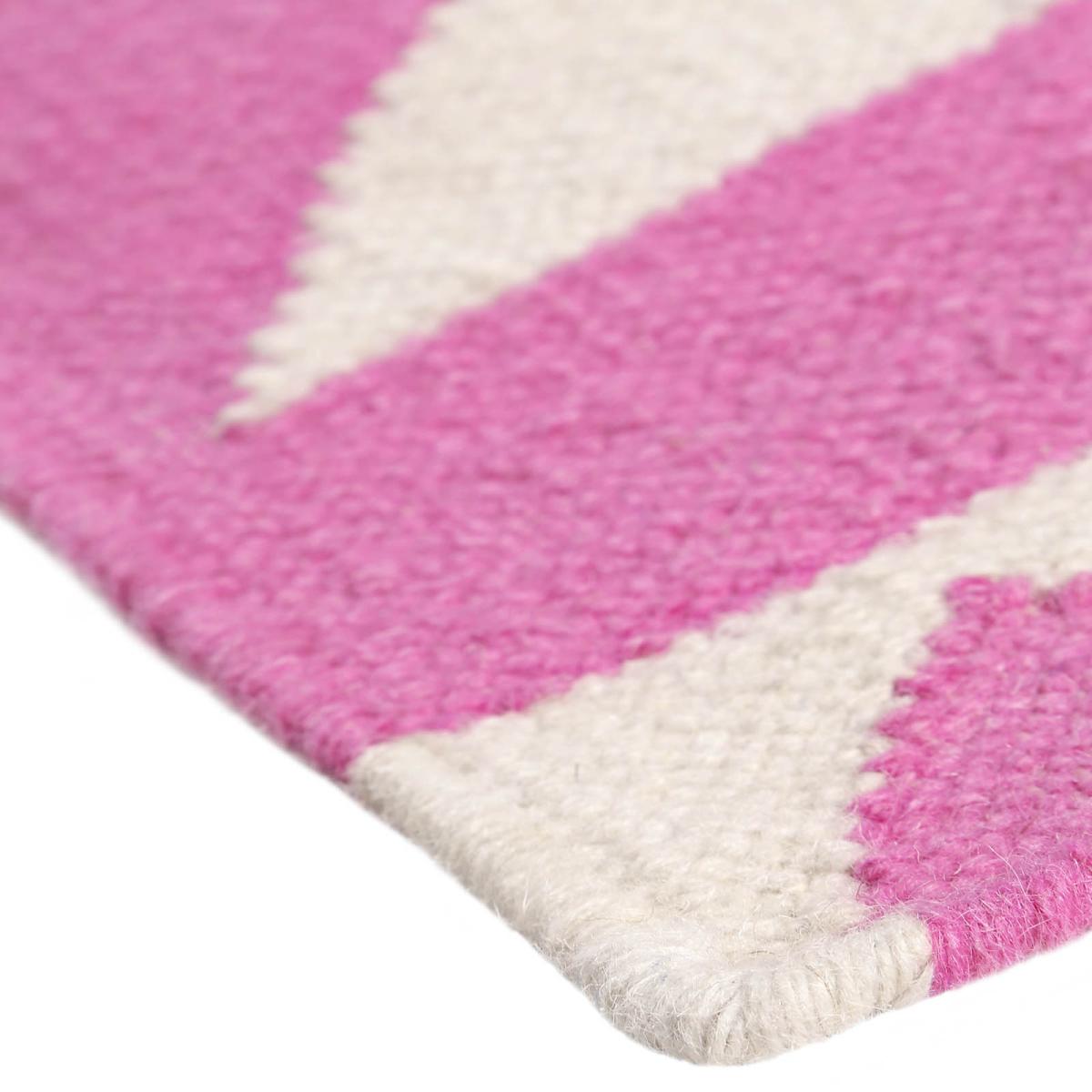 Pink Mellow Geometric Wool Rugs 004 11 by Accessorize200x290cm – image 2