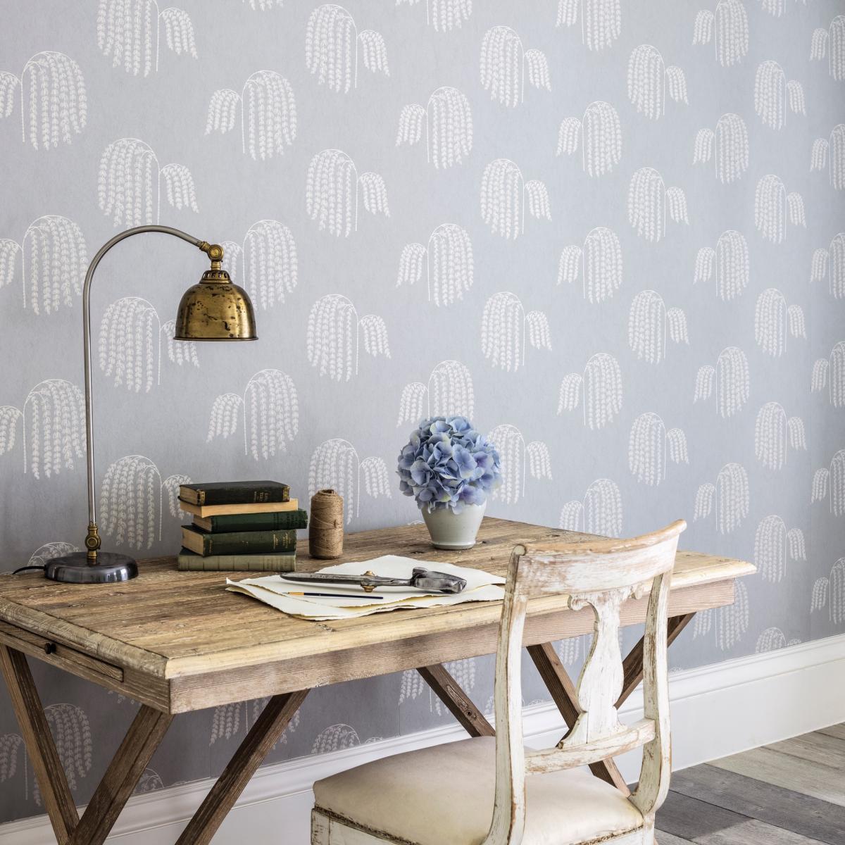 Bay Willow Wallpaper 216274 by Sanderson in Dove Grey Roll – image 2