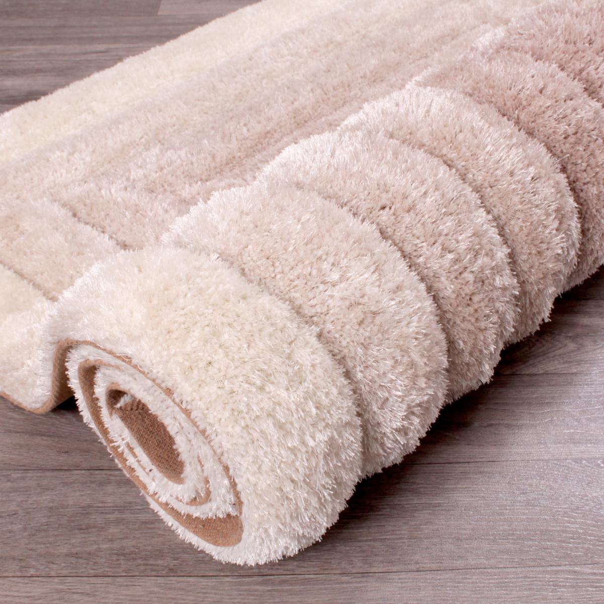 3D Time Gate Ombre Shaggy Rugs in Natural Beige&nbsp;120x170cm – image 4