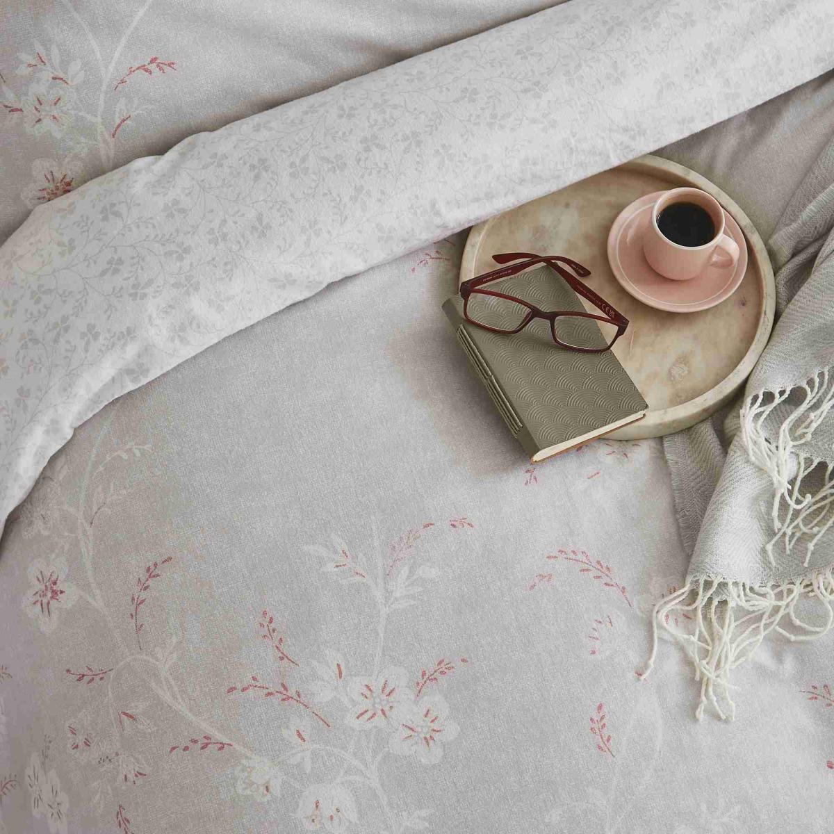 Eva Floral Bedding Set by Laura Ashley in Sugared Grey220x260cm – image 3