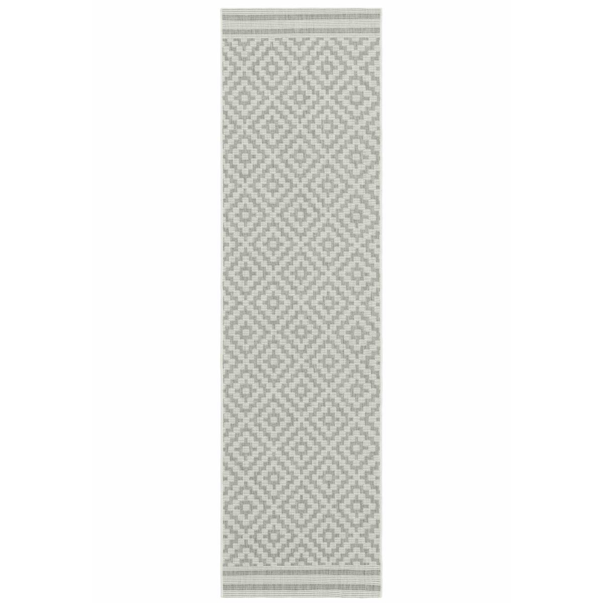 Patio PAT11 Diamond Indoor Outdoor Runner Rugs in Grey 66x240cm – image 5