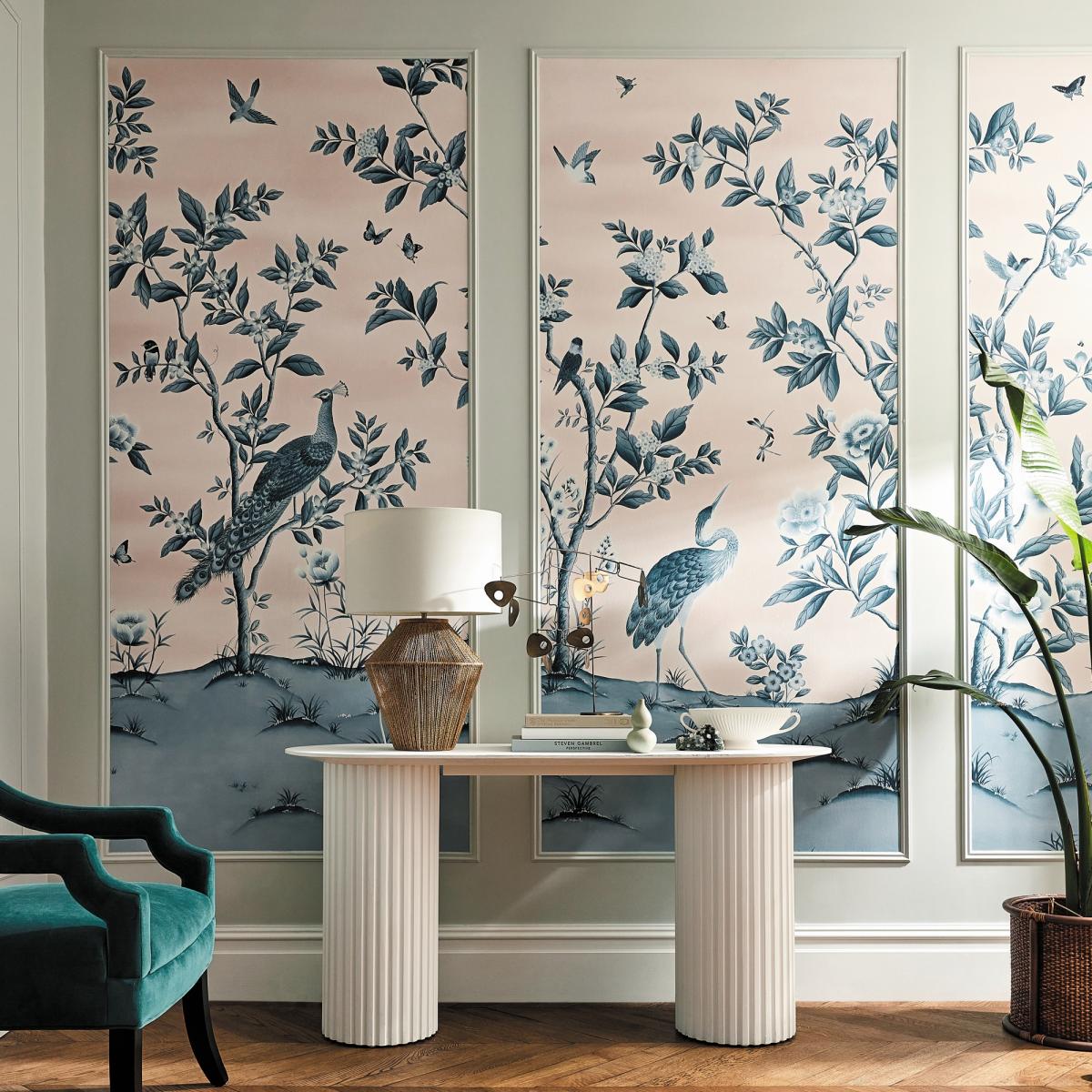 Florence Wallpaper 112890 by Harlequin in Powder China Blue Roll – image 2