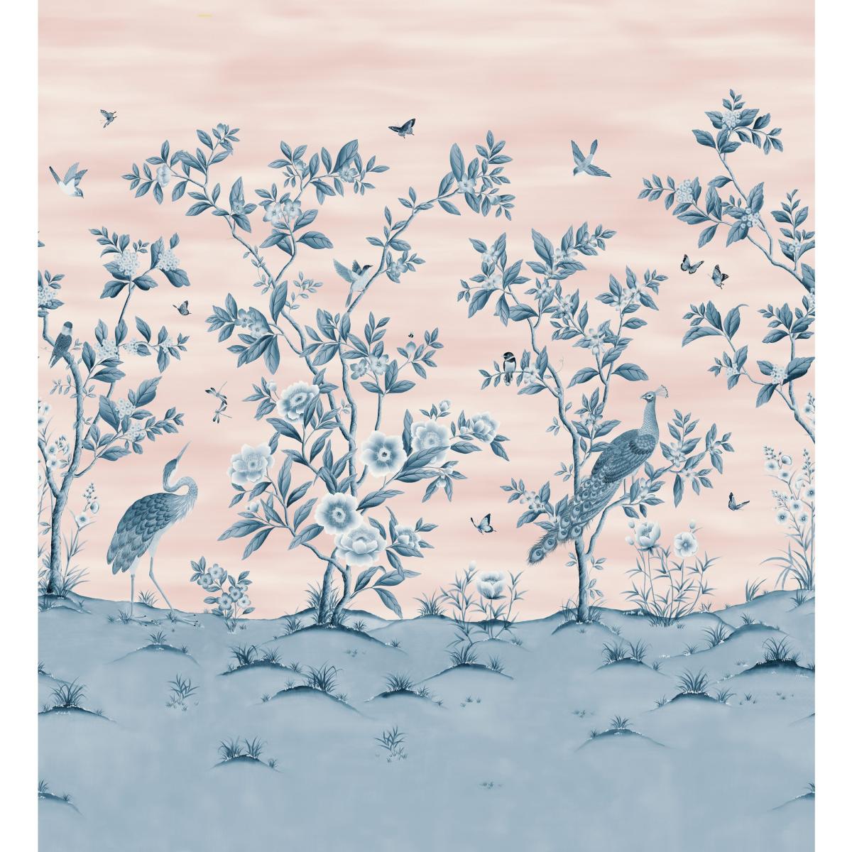 Florence Wallpaper 112890 by Harlequin in Powder China Blue Roll – image 5