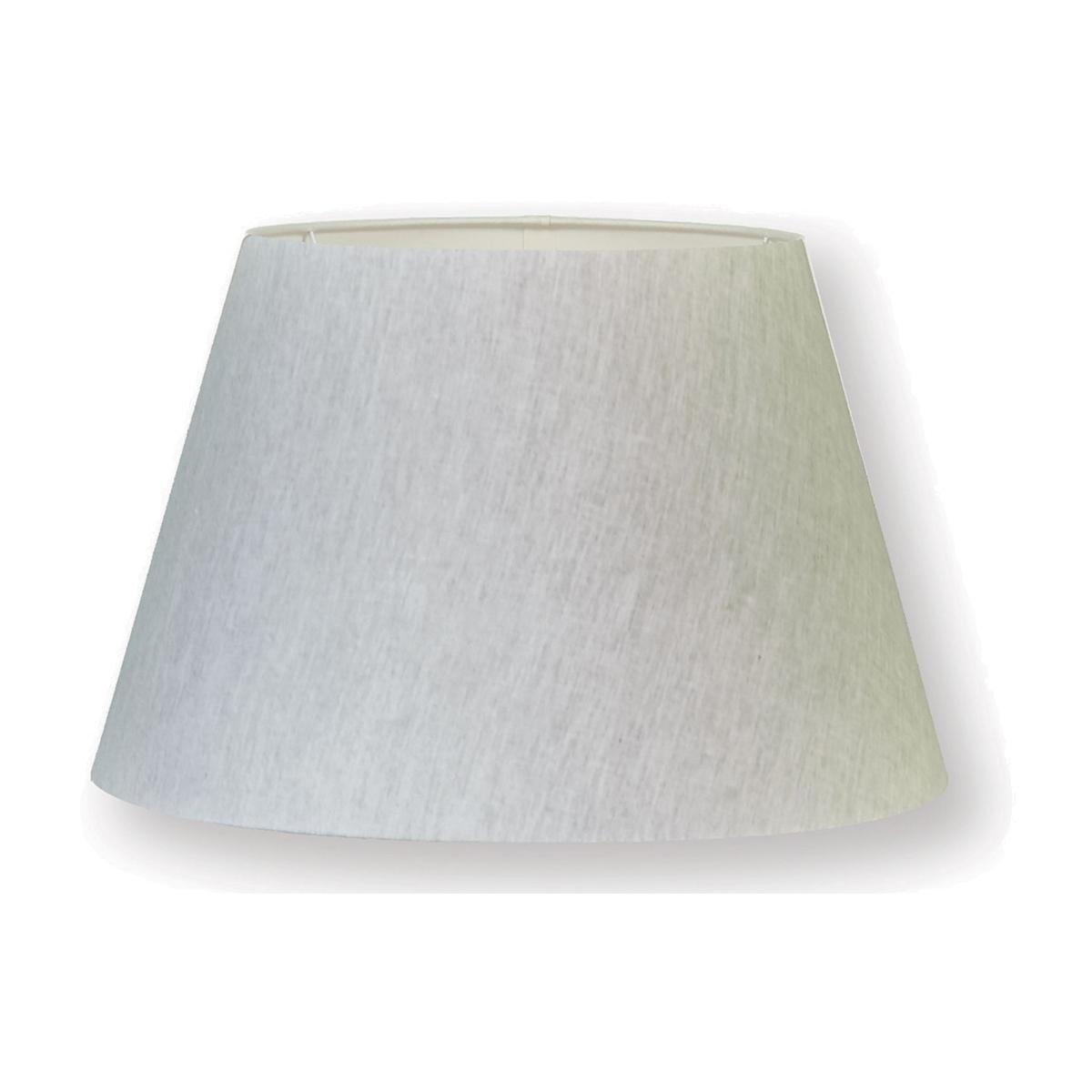 Empire Linen Lampshade by William Yeoward in Oatmeal Beige 51x33cm