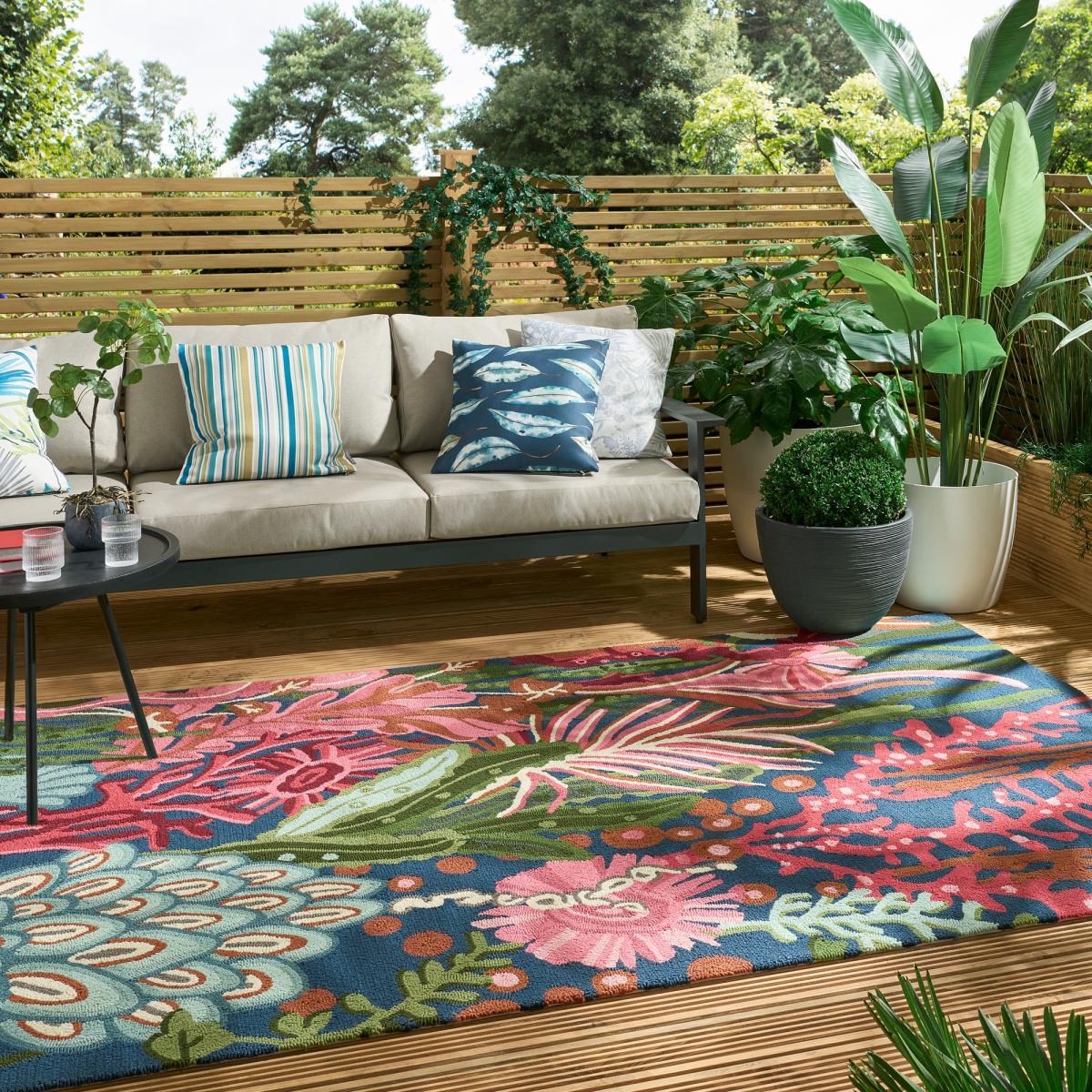 Acropora Indoor Outdoor Rugs 442202 in Brazilian Rosewood Tree Canopy – image 1