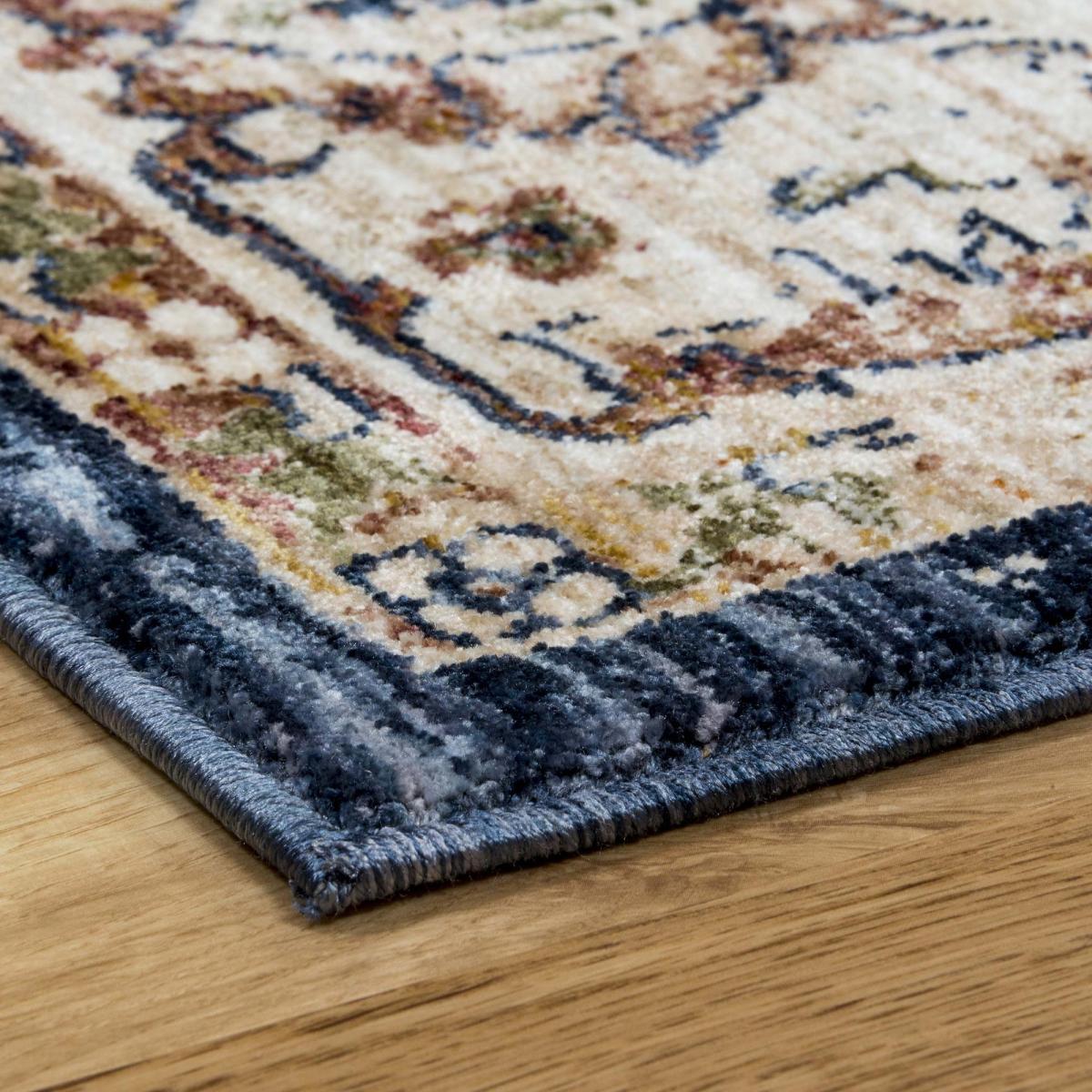 Alhambra Traditional Rugs 6549A in Light and Dark Blue 300x480cm – image 3
