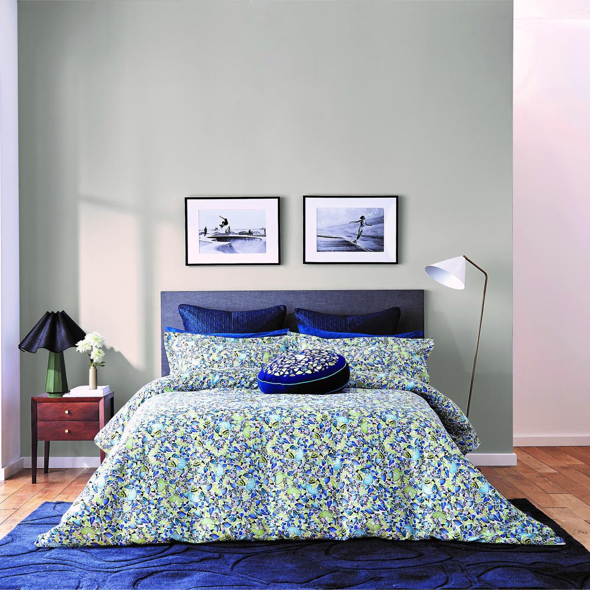 Kaleidoscope Butterfly Bedding Duvet Cover and Pillowcase by Ted Baker in Blue Multi 74x48cm – image 4