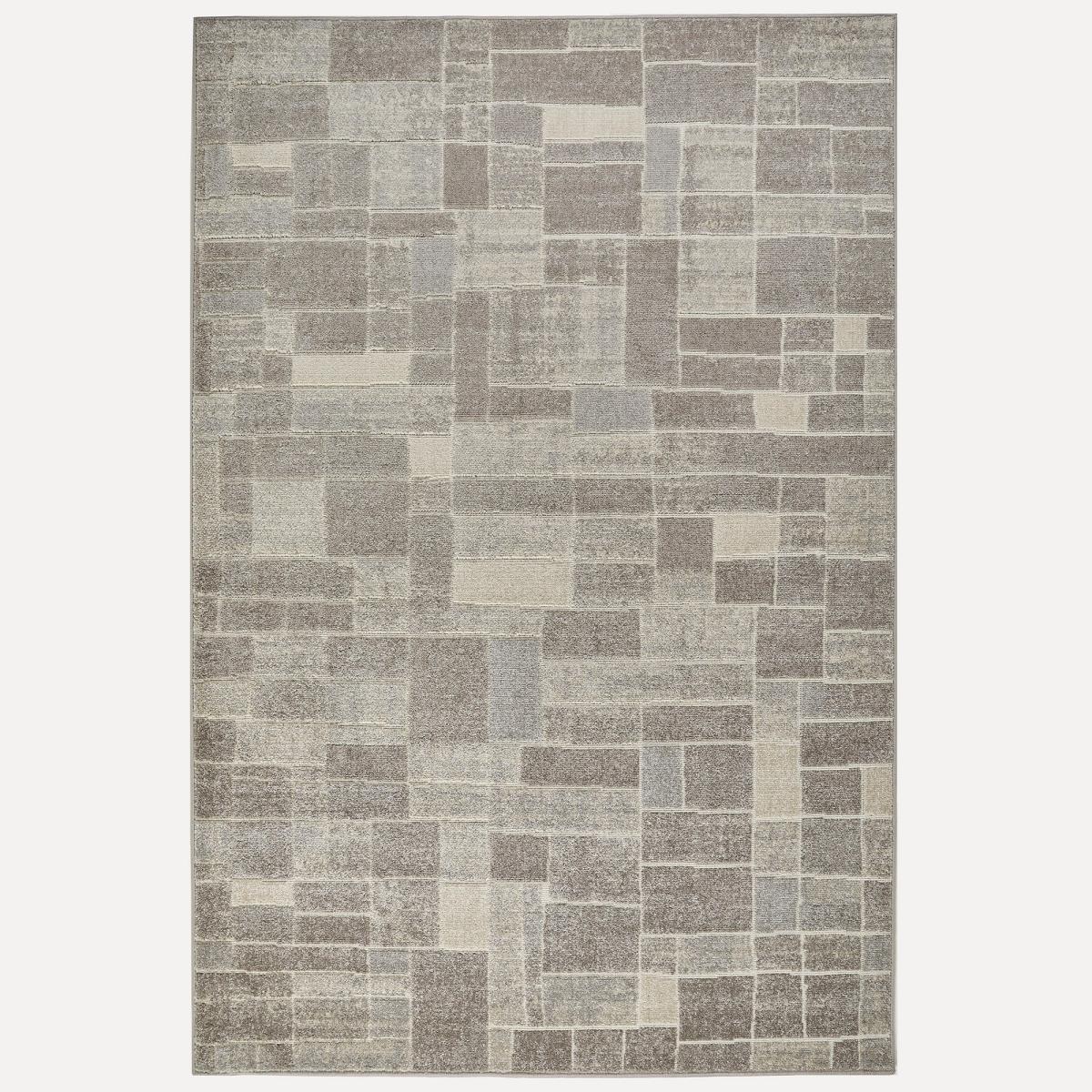 Monaco Block Indoor Outdoor Modern Rugs in Grey Beige120x170cm – image 5