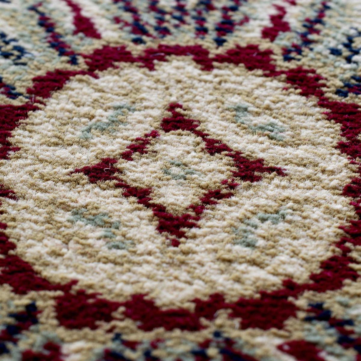 Da Vinci Traditional Bordered Circle 57801 6414 Rugs in Cream Red&nbsp;200x200cm – image 5