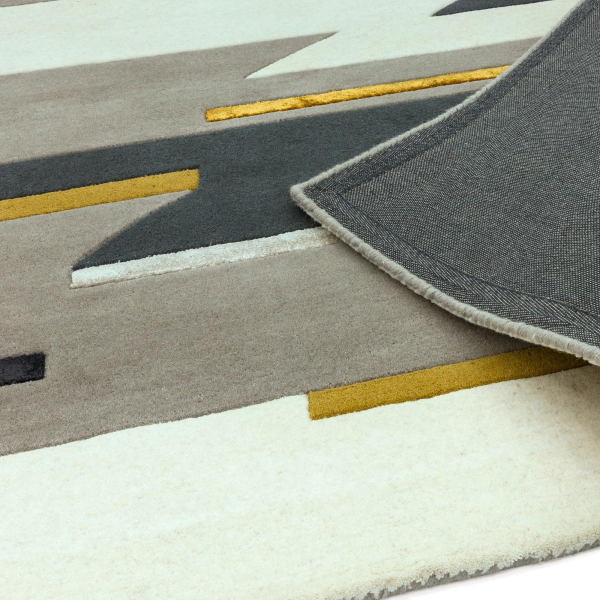 Matrix Rhombus MAX62 Modern Abstract Rugs in Mustard Yellow 120x170cm – image 4
