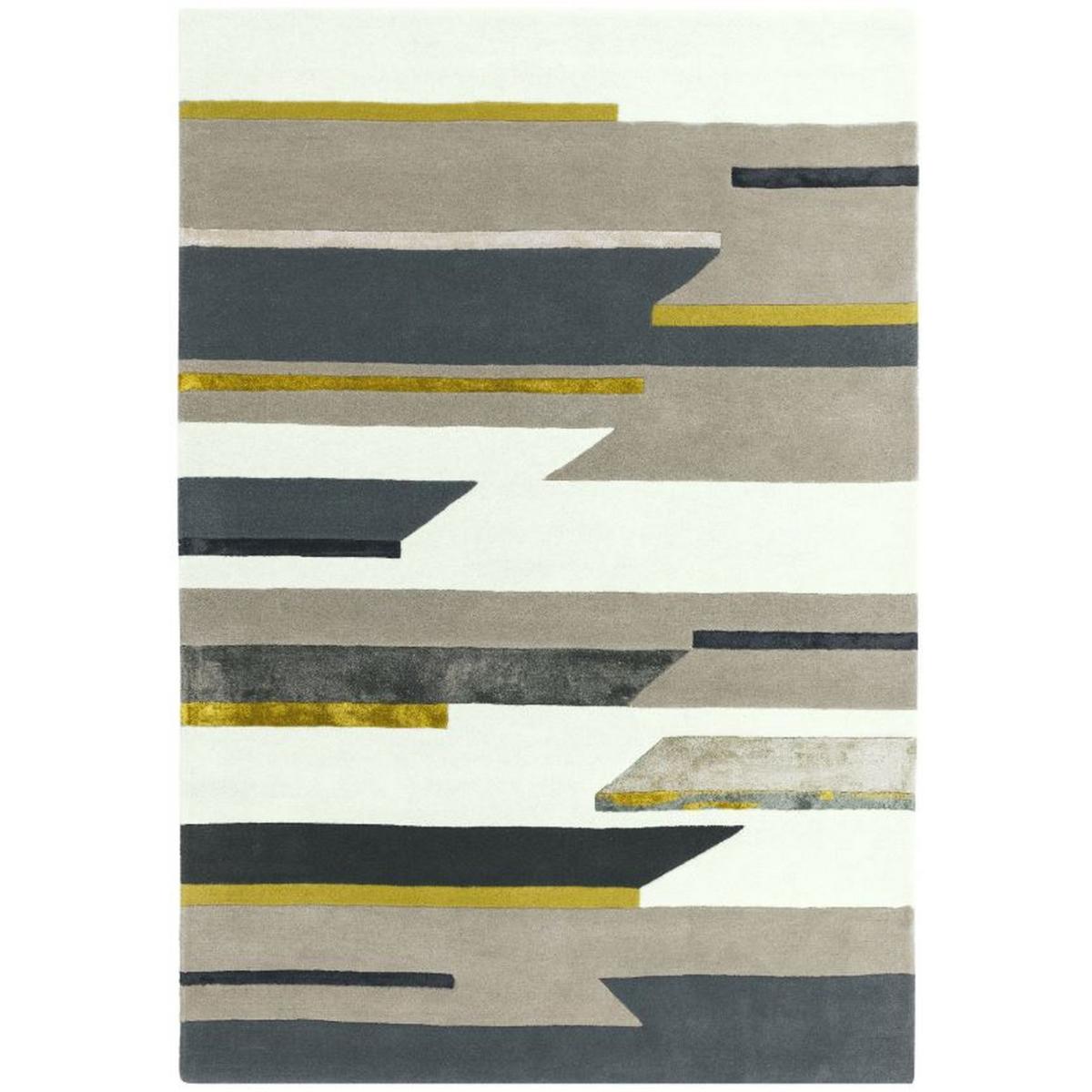 Matrix Rhombus MAX62 Modern Abstract Rugs in Mustard Yellow 120x170cm – image 5