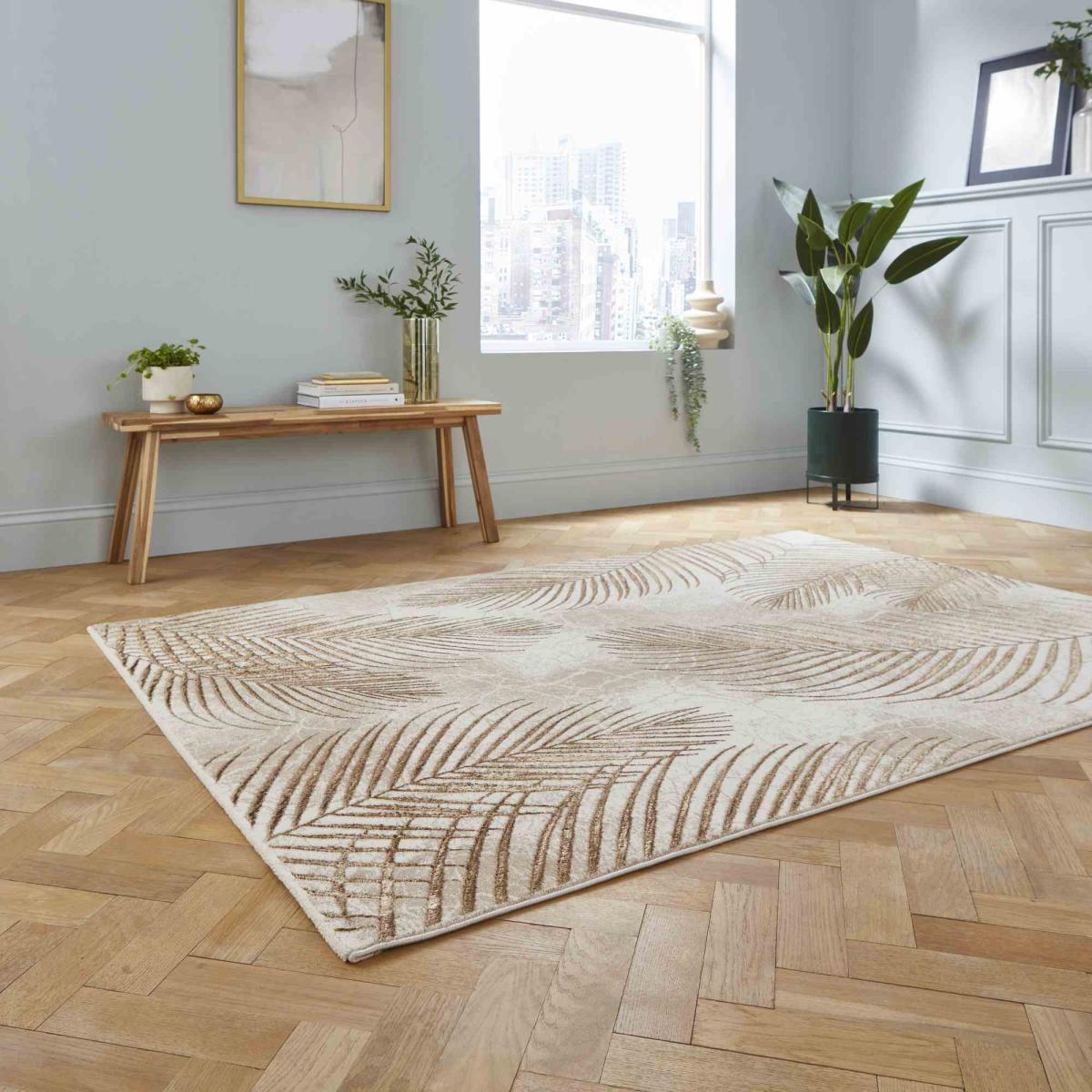 Creation 50051 Botanical Rugs in Beige Bronze160x230cm – image 2