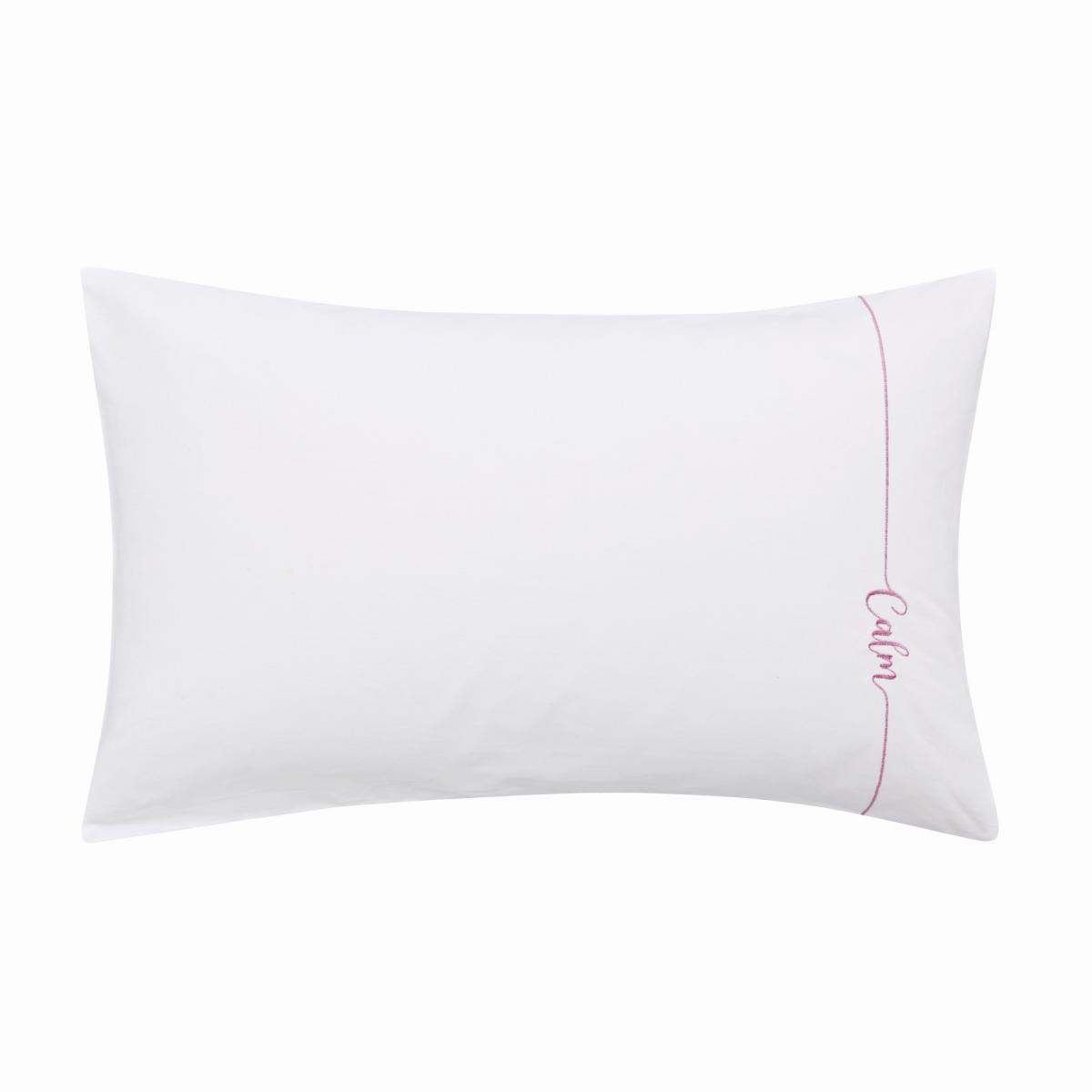 Calm Textured Cotton Bedding by Katie Piper in White 220x260cm – image 5