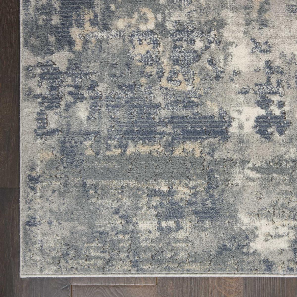 Quarry QUA04 Abstract Distressed Rugs in Grey Beige 239x300cm – image 4