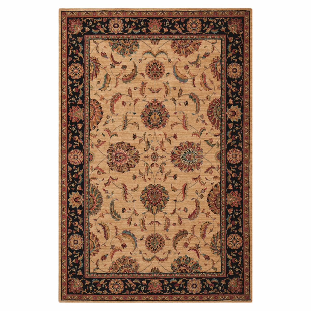 Living Treasure Traditional Bordered Rugs by Nourison LI04 in Ivory Black 251x343cm – image 5