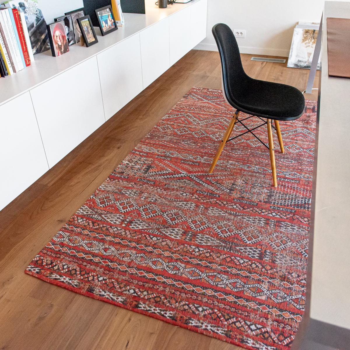 Louis De Poortere Designer Kilim Rugs in 9115 Fez Red – image 2
