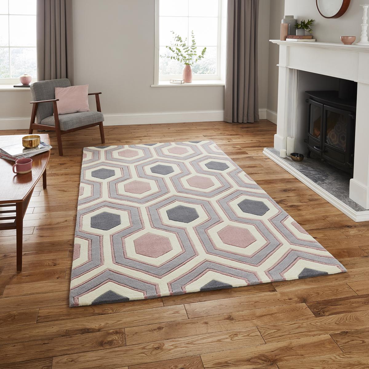Hong Kong Rugs HK3661 in Grey Rose – image 1