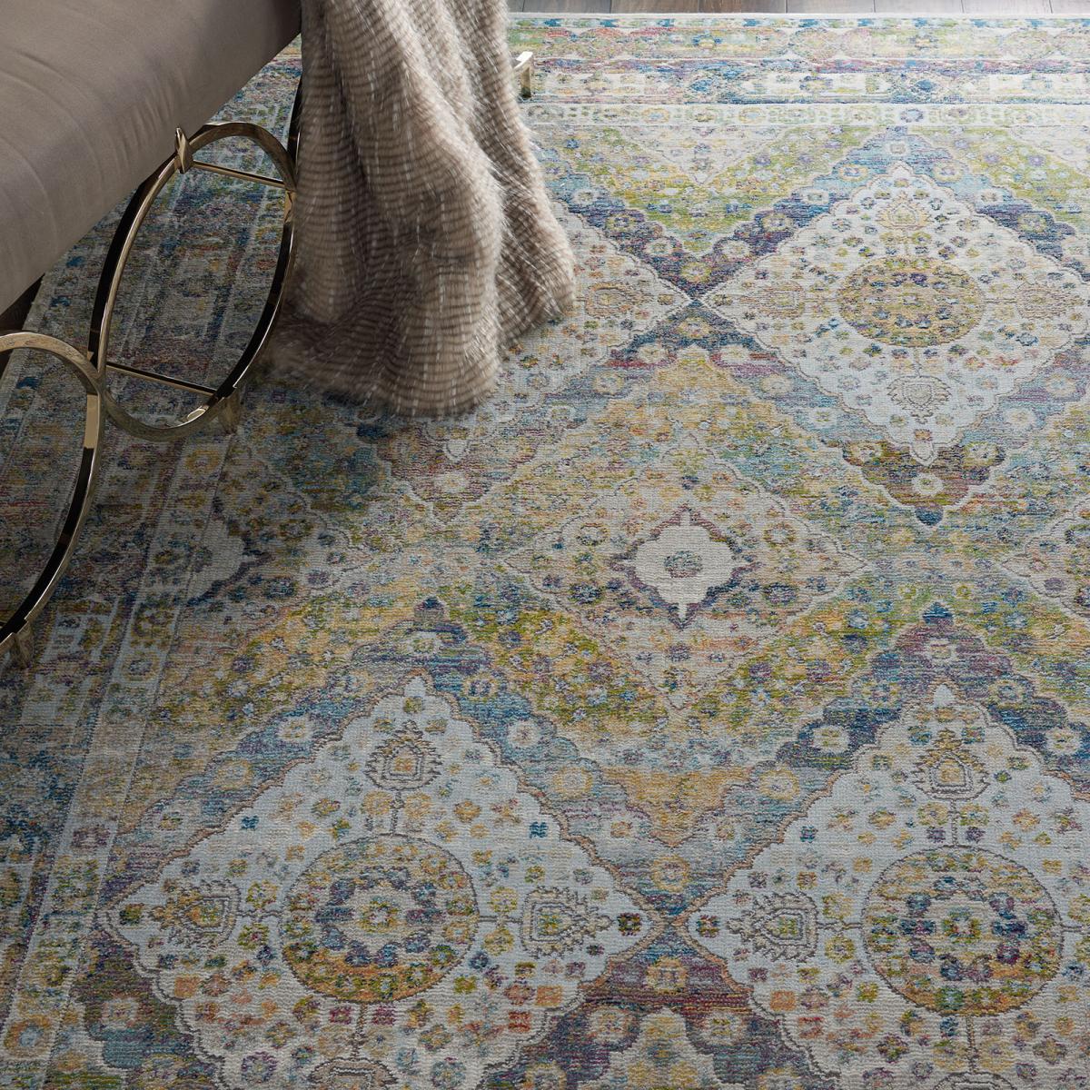 Ankara Global Traditional Persian Rugs ANR07 in Blue Grey 239x300cm – image 2