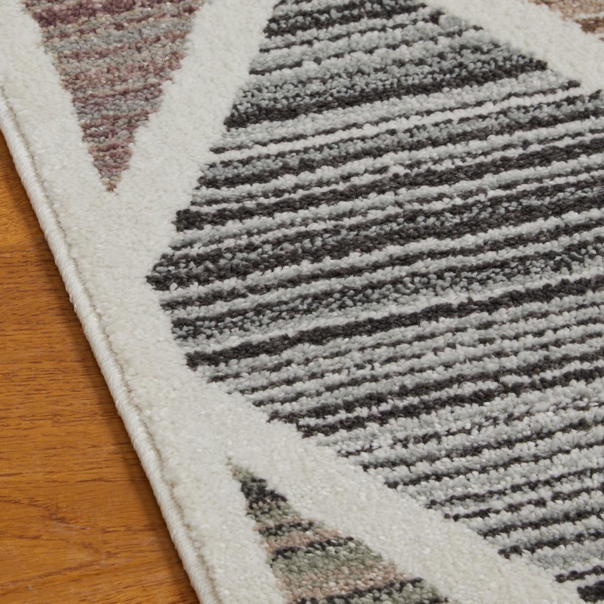 Sanford 525X Geometric Diamond Modern Rug In Multi160x230cm – image 2