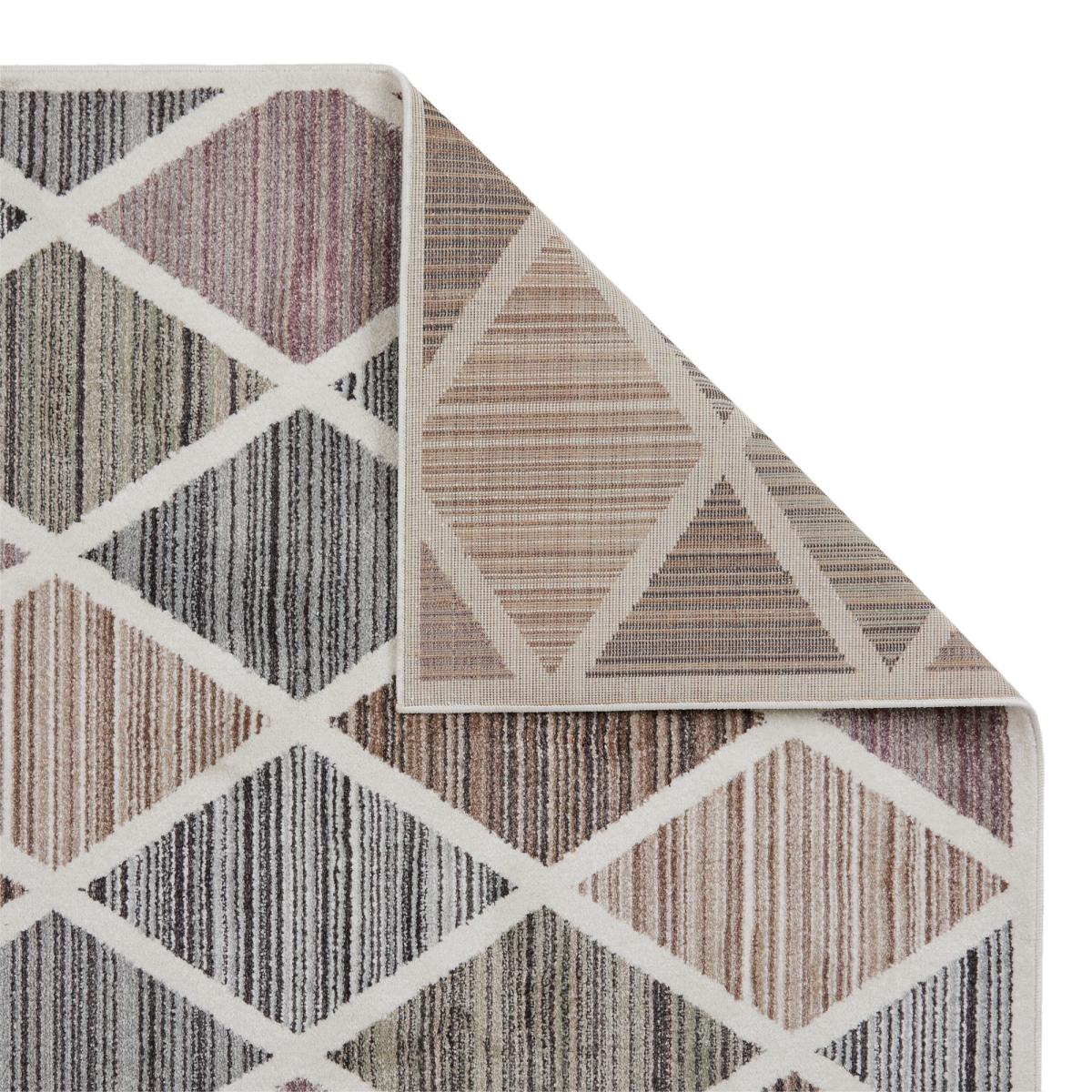 Sanford 525X Geometric Diamond Modern Rug In Multi160x230cm – image 3