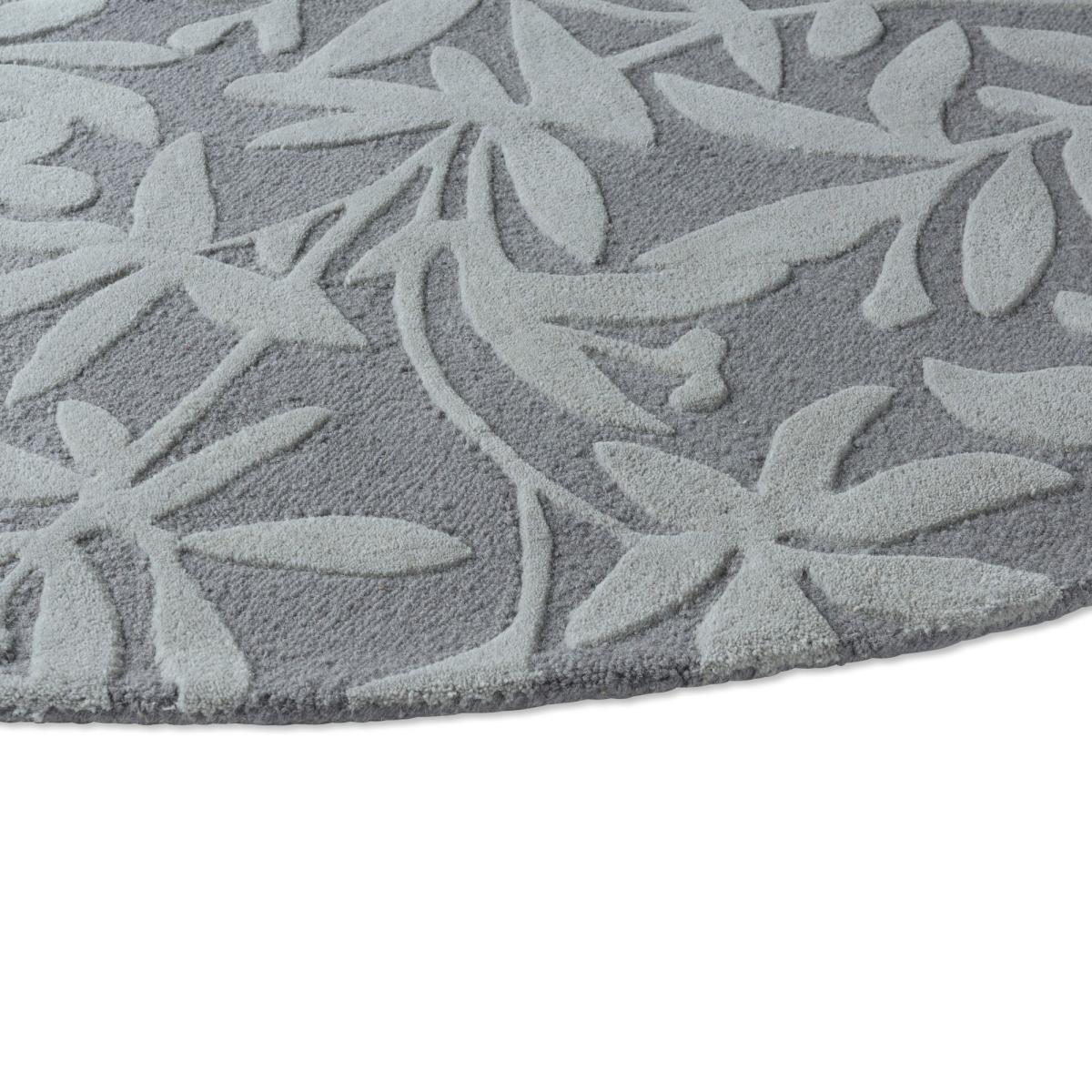 Cleavers 080904 Circle Rug by Laura Ashley in Dark Steel Grey 150x150cm – image 3