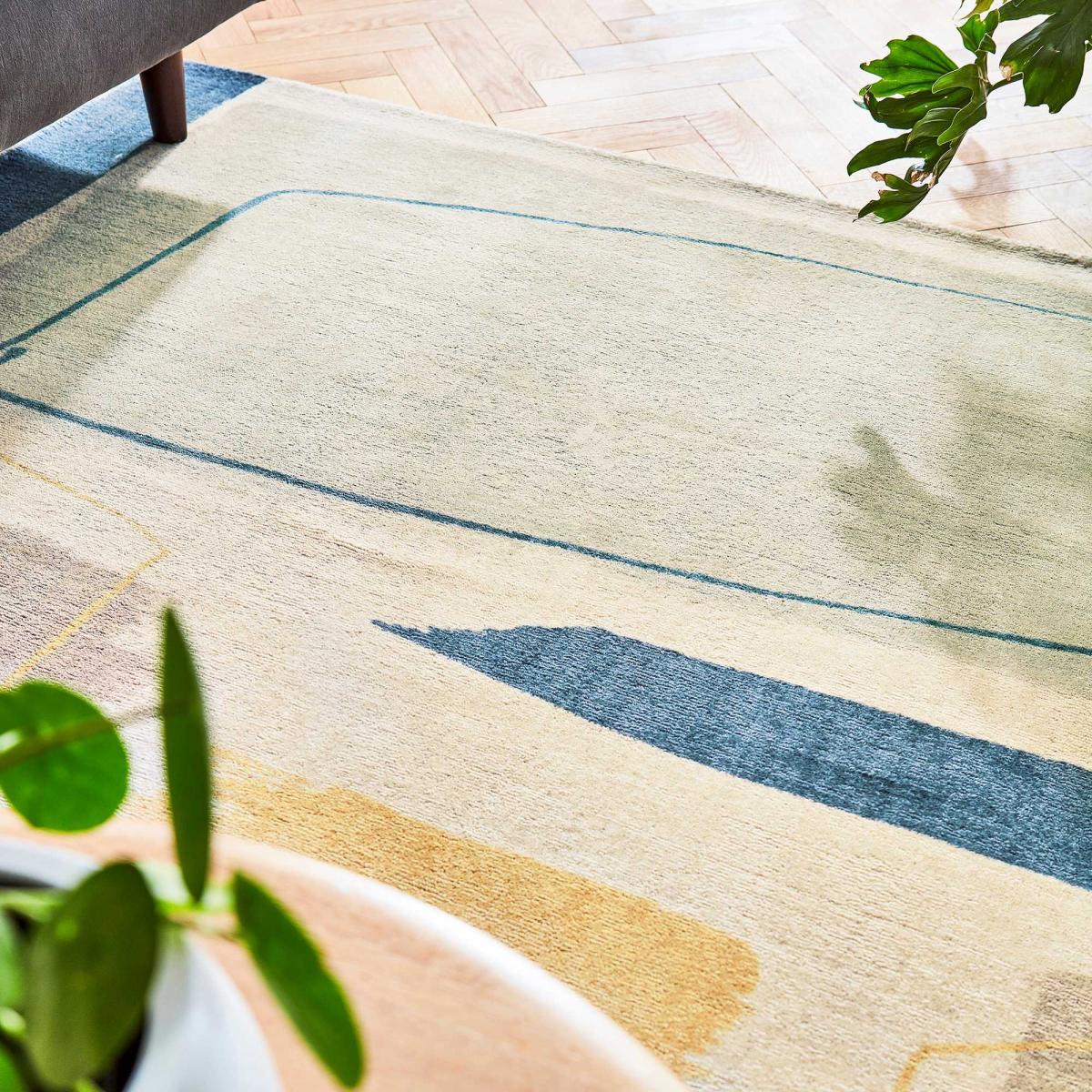 Composition Contemporary Wool Rugs by Scion in 023706 Papaya – image 2