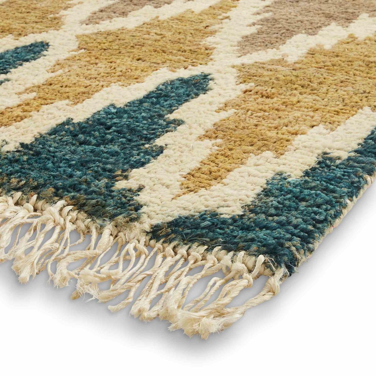 Hemp 21470 Modern Geometric Rugs in Multi150x230cm – image 4