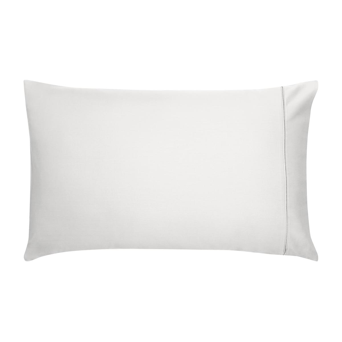 Plain Housewife Pillowcase By Bedeck of Belfast in Silver Grey 90x50cm – image 1