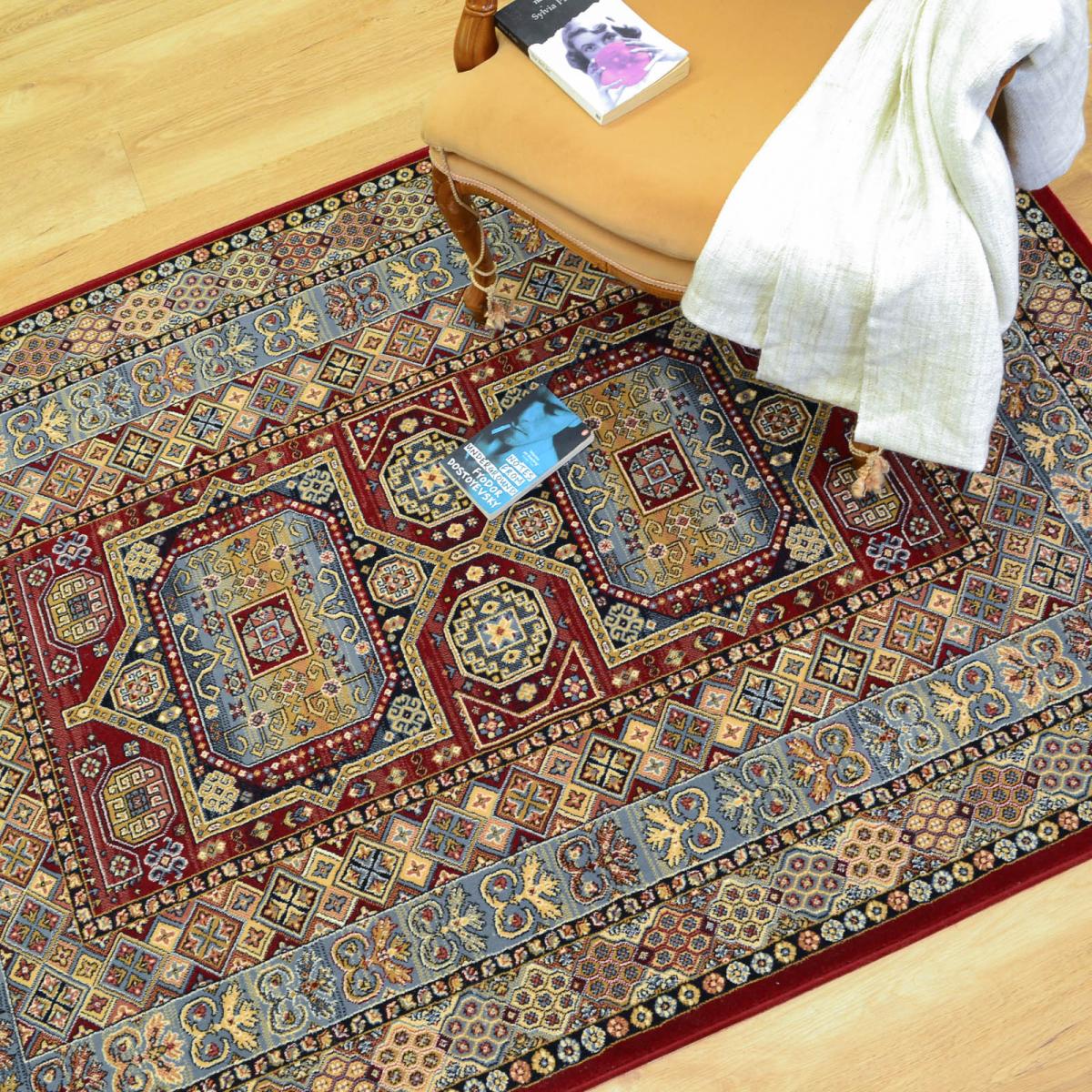 Da Vinci Traditional Medallion 57147 1454 Rugs in Red&nbsp;160x230cm – image 4