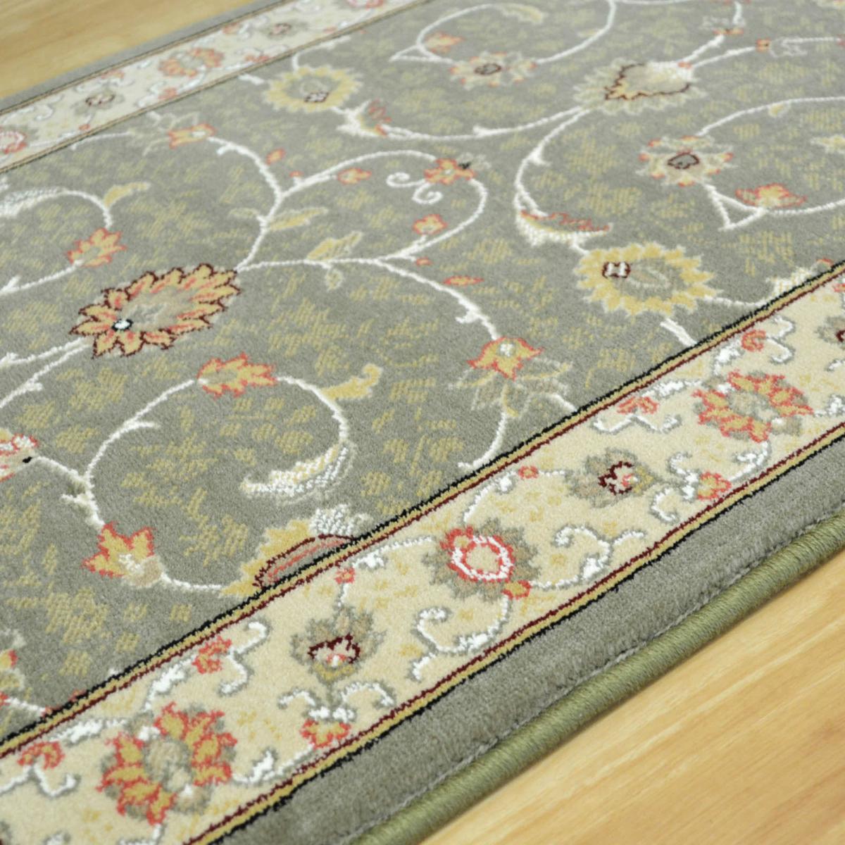 Noble Art Traditional Bordered Runner Rugs 6529 491 in Green 67x240cm – image 3