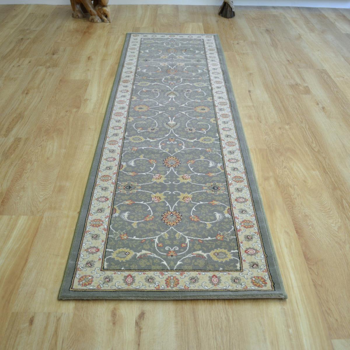 Noble Art Traditional Bordered Runner Rugs 6529 491 in Green 67x240cm – image 1