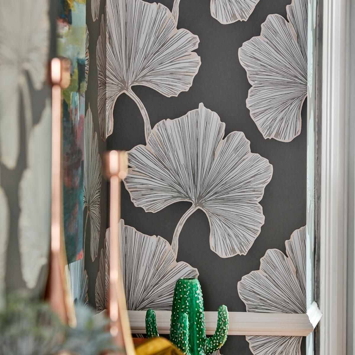 Azurea Wallpaper 111713 by Harlequin in Ebony Rose Gold Roll – image 2