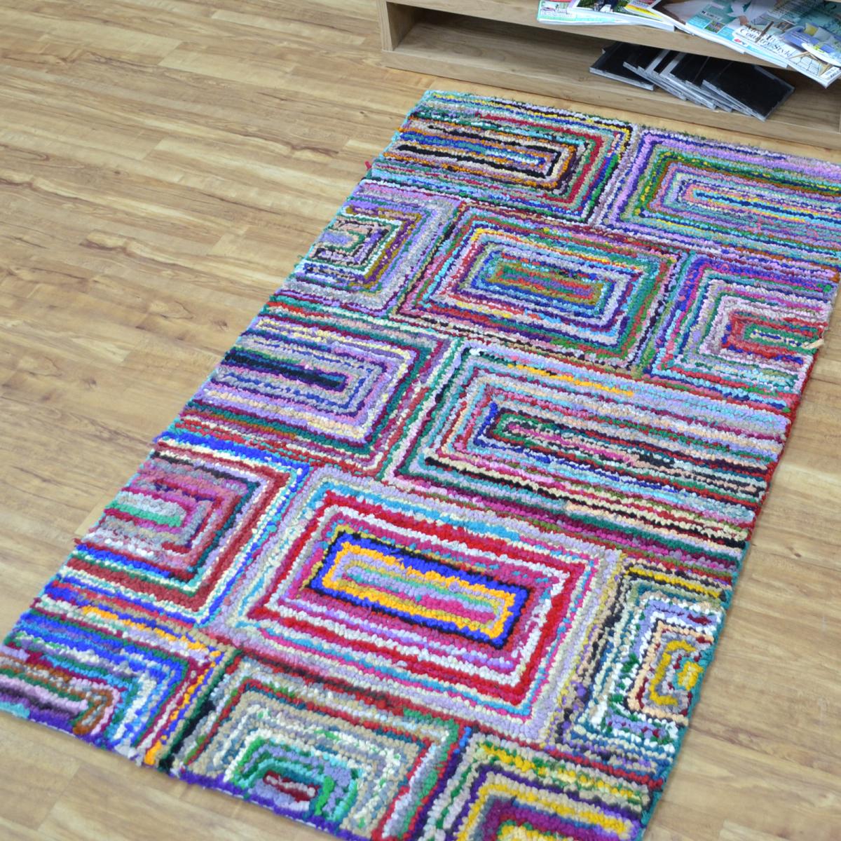 Cotton Chindi Galaxy Multicoloured Rugs 04 – image 1