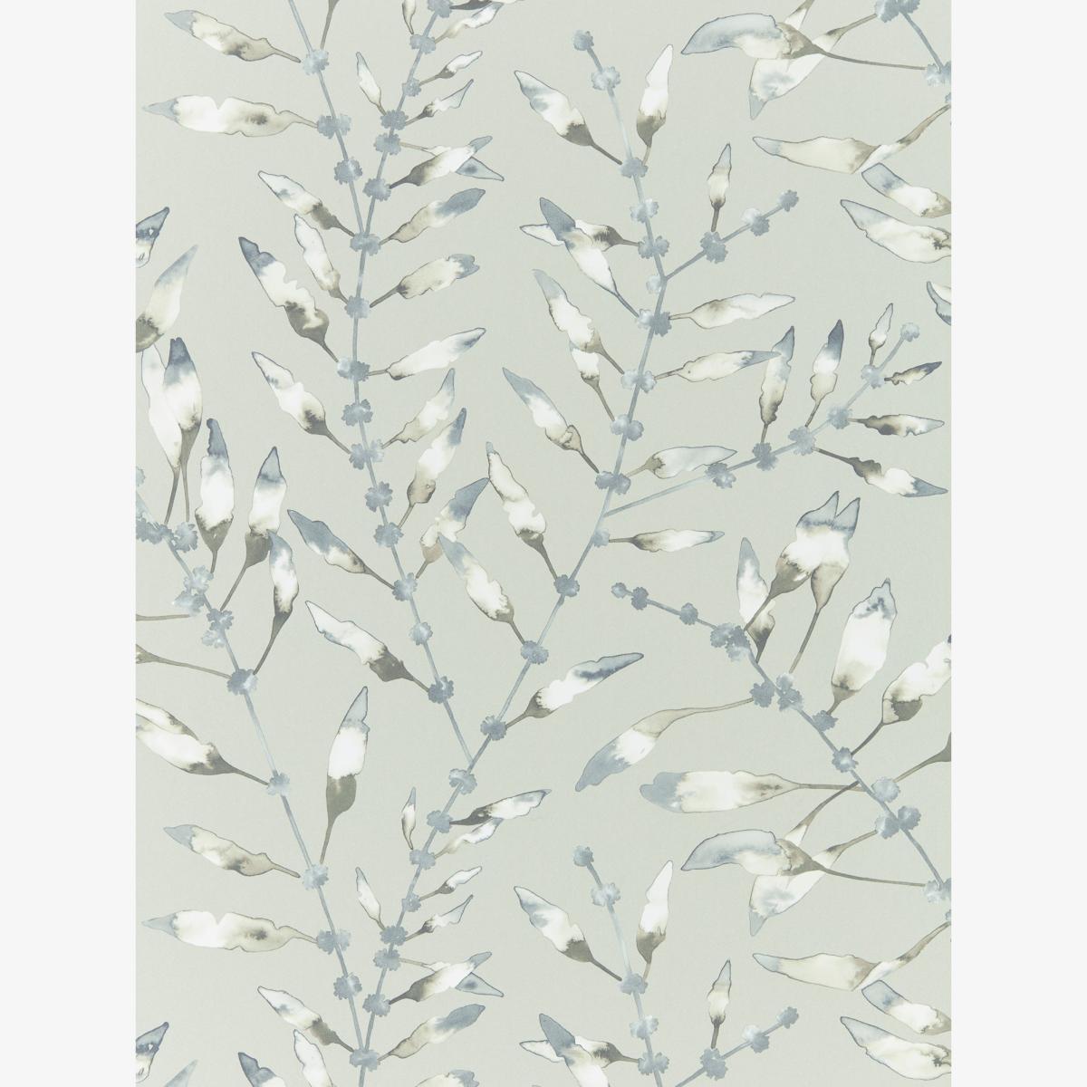 Chaconia Wallpaper 111632 by Harlequin in Graphite Mustard Yellow Roll