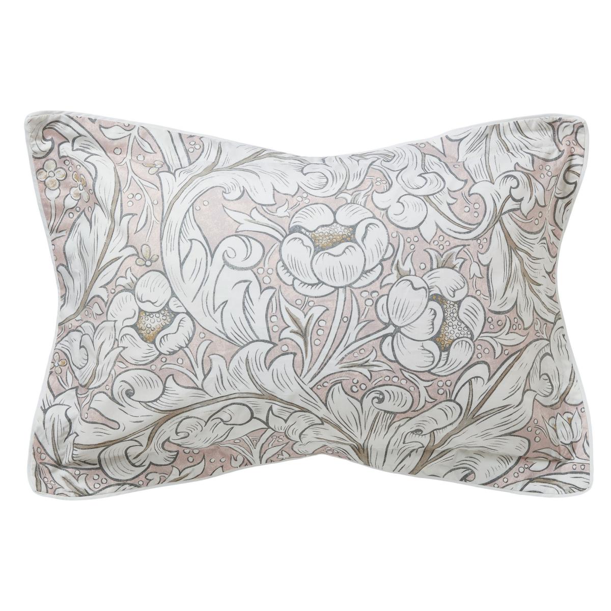 Pure Bachelors Bedding Duvet Cover and Pillowcase By Morris & Co in Sea Pink 140x200cm – image 5