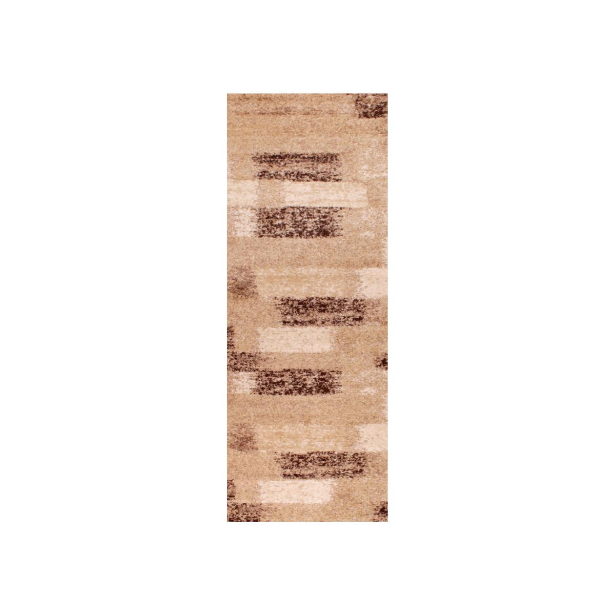 Spirit Mosaic Abstract Runner Rugs in Natural – image 1