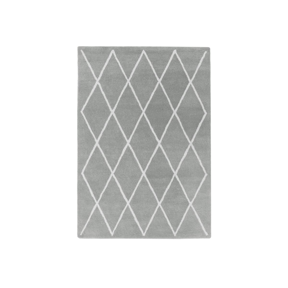 Albany Diamond Rugs in Silver 160x230cm – image 1