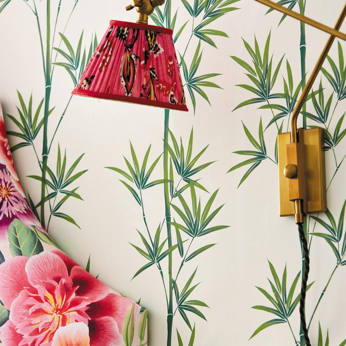 Isabella Wallpaper 112915 by Harlequin in Porcelain Bamboo Roll – image 3