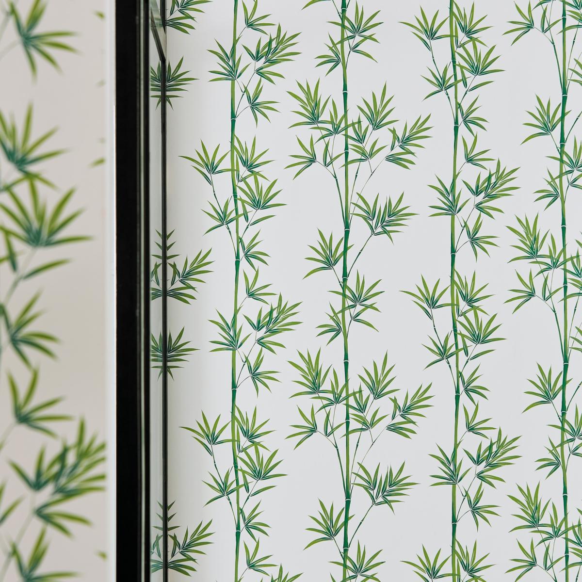 Isabella Wallpaper 112915 by Harlequin in Porcelain Bamboo Roll – image 4
