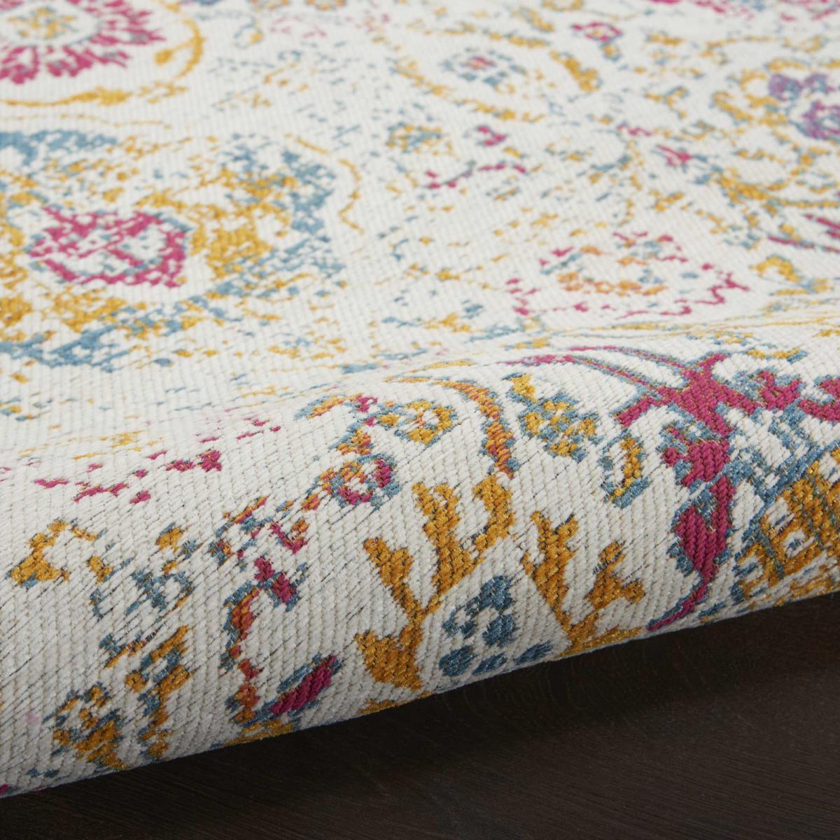 Damask DAS06 Distressed Rugs  in Multi by Nourison&nbsp;244x305cm – image 3