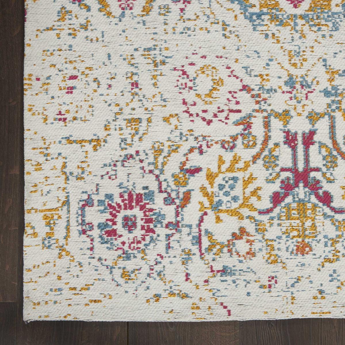Damask DAS06 Distressed Rugs  in Multi by Nourison&nbsp;244x305cm – image 4