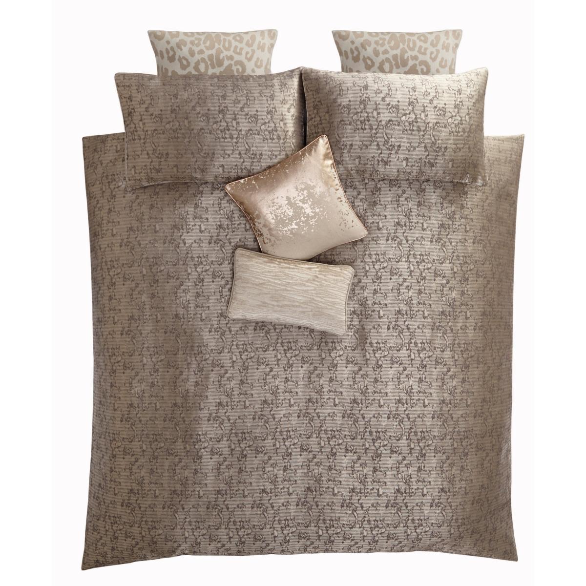 Lux Abstract Cotton Bedding By Tess Daly in Natural 200x200cm – image 4