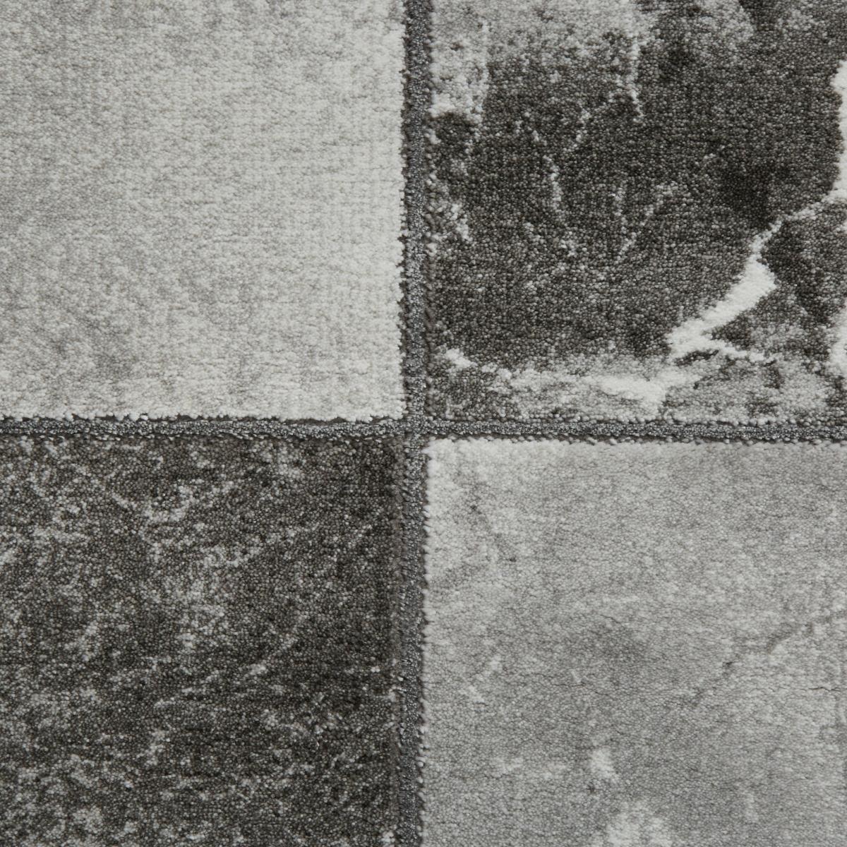 Craft 23495 Modern Marble Effect Rugs in Ivory Silver 120x170cm – image 4