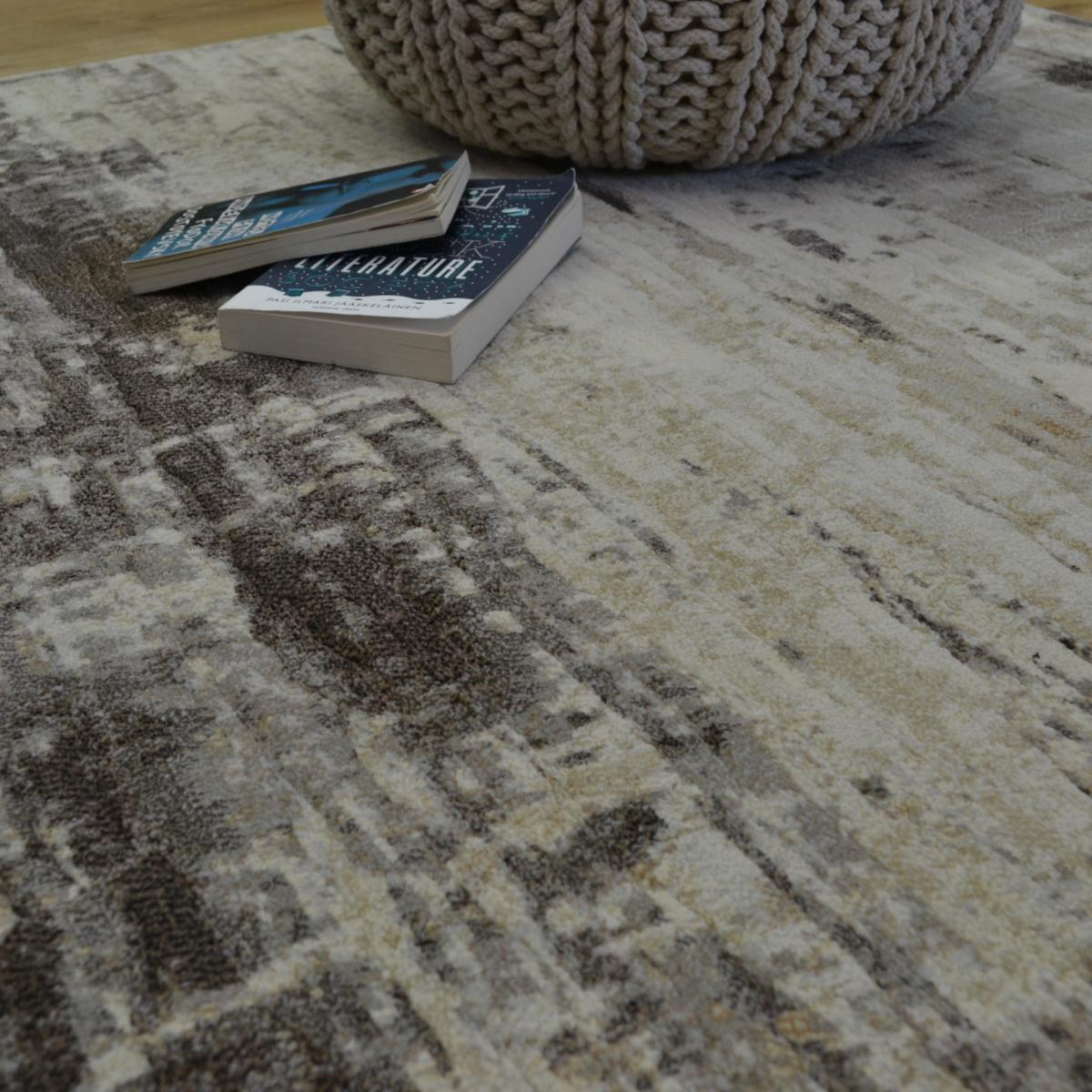 Galleria Abstract Distressed 63378 6282 Rugs in Brown 160x230cm – image 4
