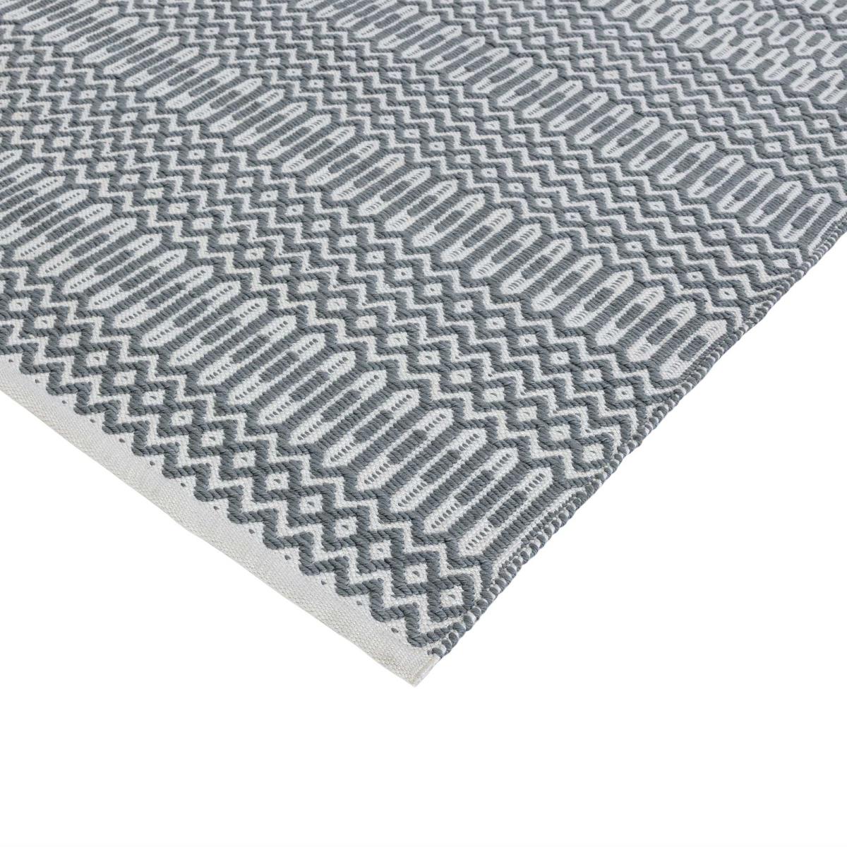 Halsey Geometric Outdoor Rugs in Duck Egg Blue – image 1