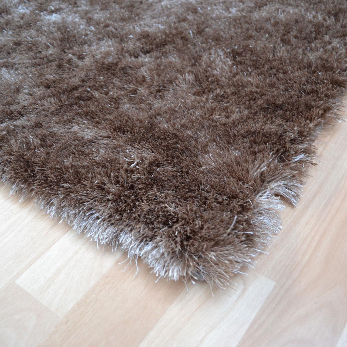 Whisper Shiney Shaggy Rugs in Mocha – image 2