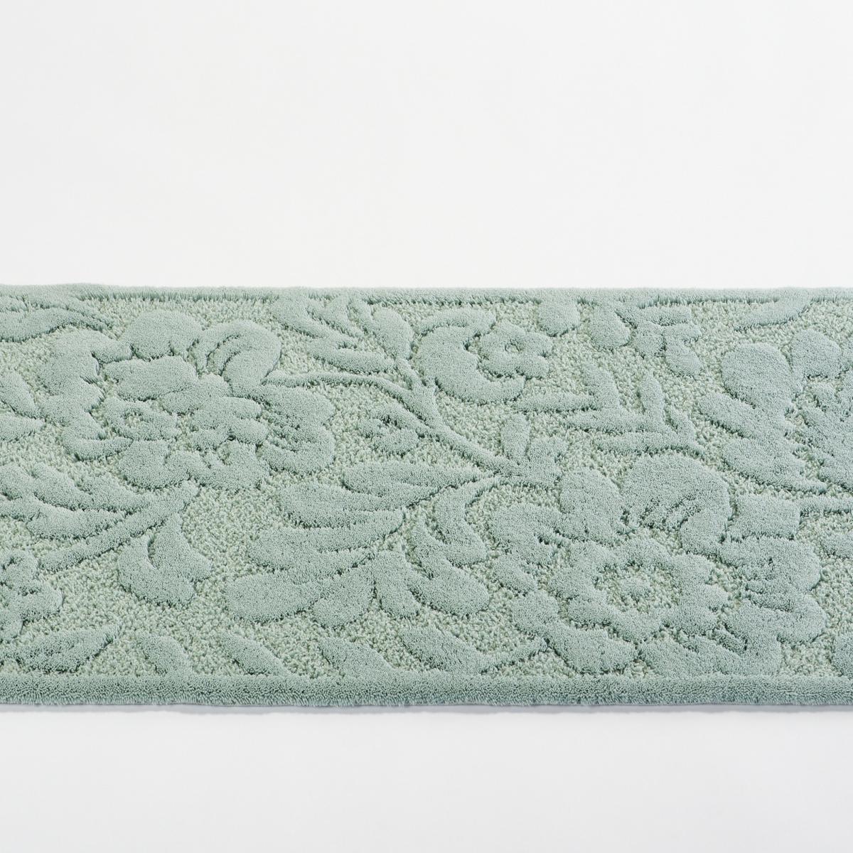 Brighton 210 Floral Bath Mats in Aqua by Designer Abyss & Habidecor&nbsp;60x100cm – image 2