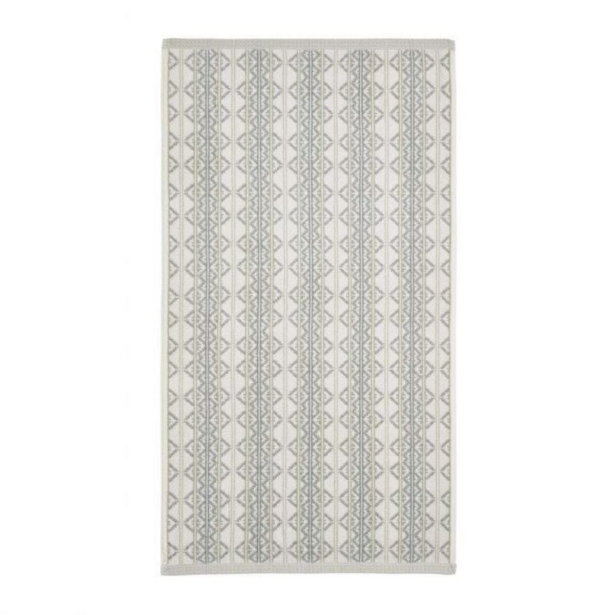Navah Geometric Cotton Towel in Sage Green 90x150cm – image 3