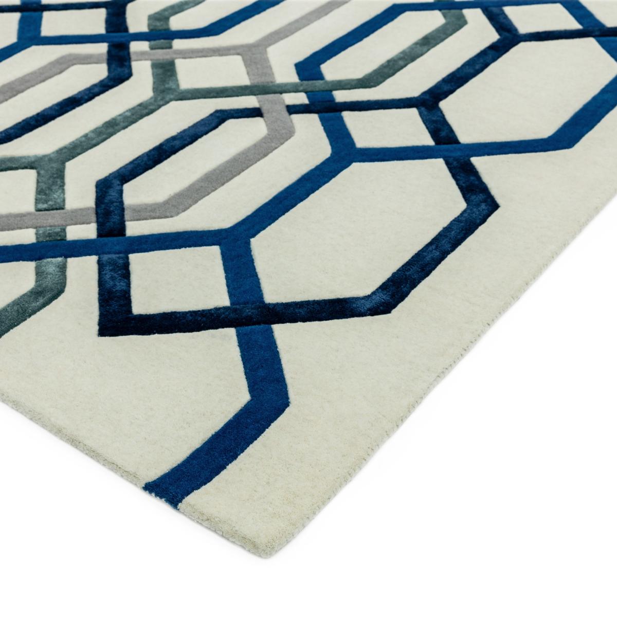 Matrix Hexagon MAX65 Rugs in White – image 3