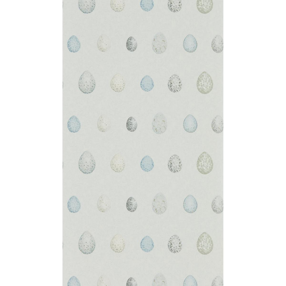 Nest Egg Wallpaper 216504 by Sanderson in Marine Aqua Blue Roll – image 2